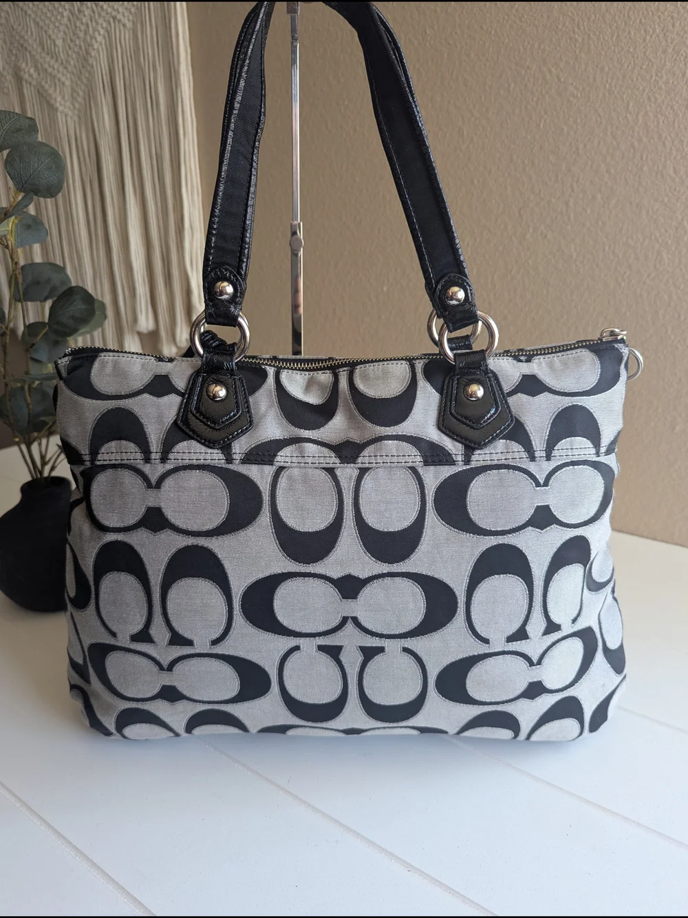 Coach poppy signature